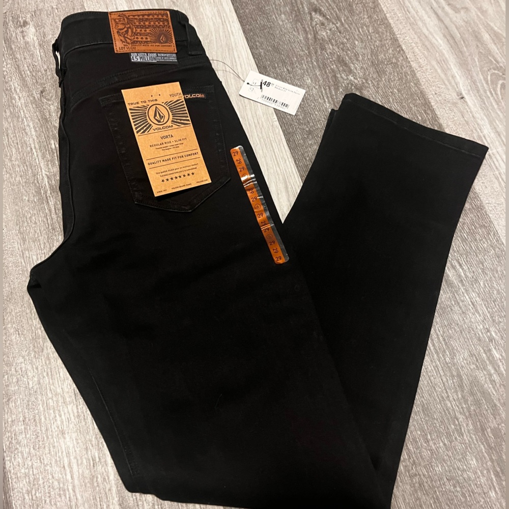 Volcom Slim Straight Boys Sz 29 (18) Jeans